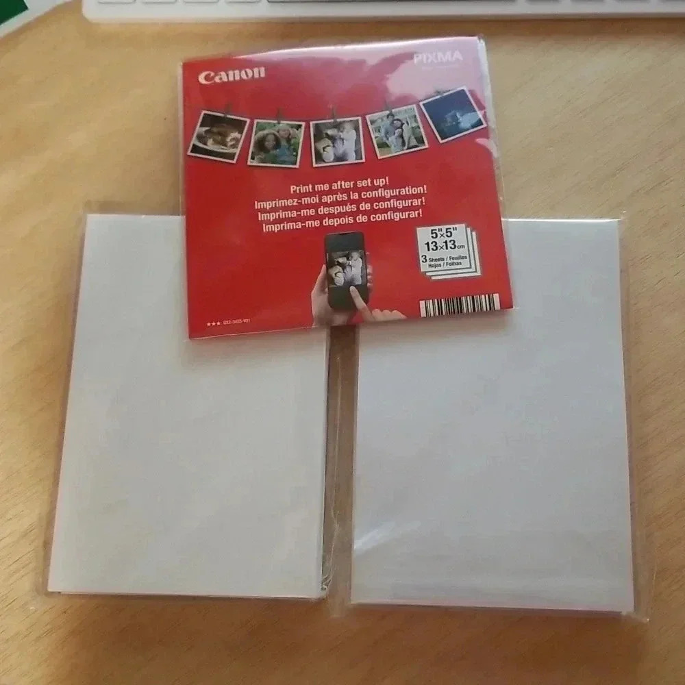 {Canon} 2 Photo Paper Packs 3 X 5 Plus Bonus 5 X 5 Starter Pack